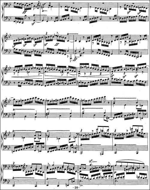 贝多芬钢琴奏鸣曲29 钢琴-锥子键琴降B大调 Op.106 B-flat major-钢琴谱