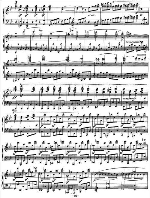贝多芬钢琴奏鸣曲29 钢琴-锥子键琴降B大调 Op.106 B-flat major-钢琴谱
