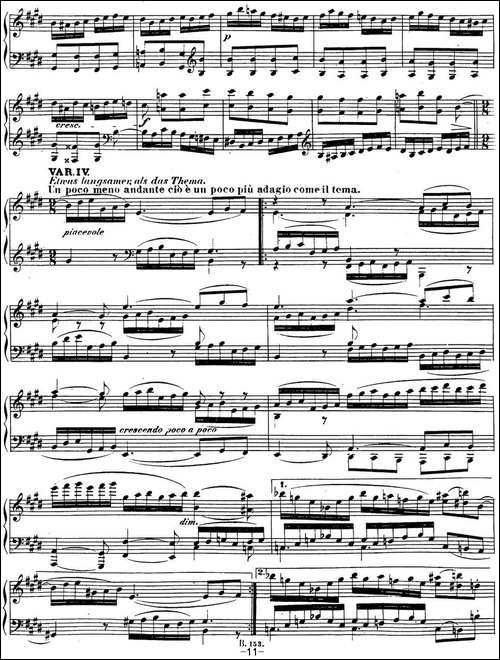 贝多芬钢琴奏鸣曲30 E大调 Op.109 E major-钢琴谱
