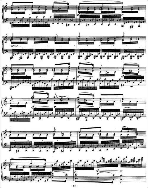 贝多芬钢琴奏鸣曲32 c小调 Op.111 C minor-钢琴谱