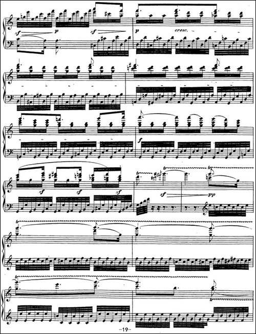贝多芬钢琴奏鸣曲32 c小调 Op.111 C minor-钢琴谱