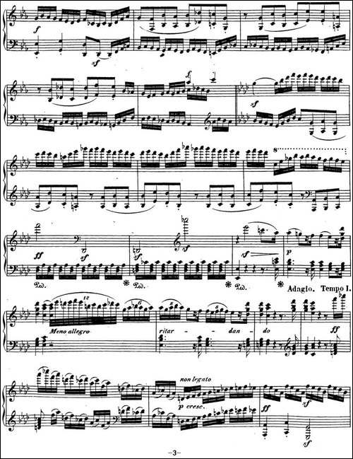 贝多芬钢琴奏鸣曲32 c小调 Op.111 C minor-钢琴谱