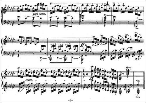肖邦练习曲5 Op.10 No.5 黑键 降G大调 Gb major Black Key-钢琴谱