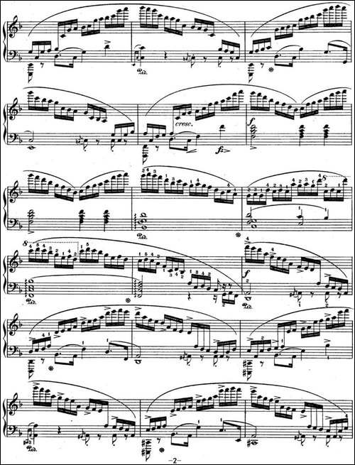 肖邦练习曲8 Op.10 No.8 F大调 F major-钢琴谱