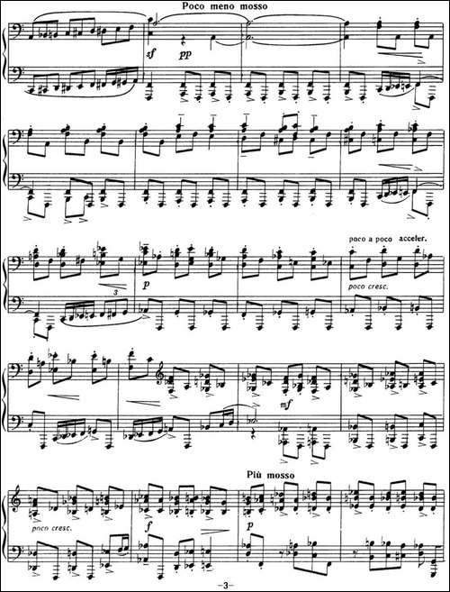 拉赫玛尼诺夫 音画练习曲14或15 Etudes tableaux Op.39 No.6-钢琴谱