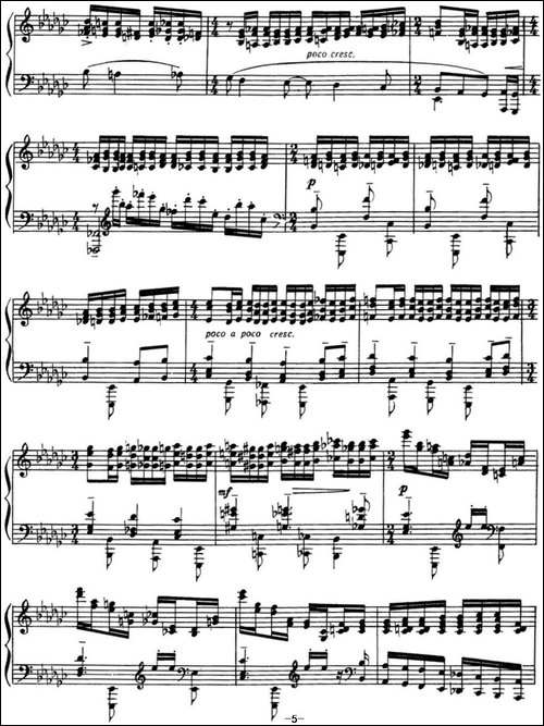 拉赫玛尼诺夫 音画练习曲15或16 Etudes tableaux Op.39 No.7-钢琴谱