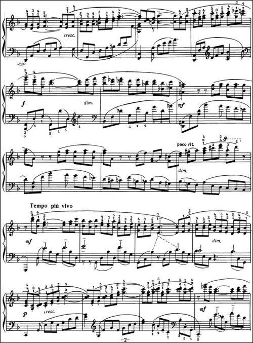 拉赫玛尼诺夫 音画练习曲16或17 Etudes tableaux Op.39 No.8-钢琴谱