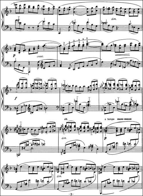 拉赫玛尼诺夫 音画练习曲16或17 Etudes tableaux Op.39 No.8-钢琴谱
