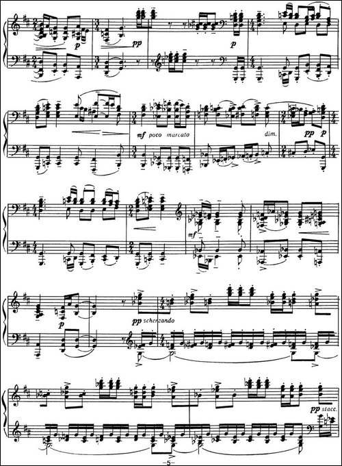 拉赫玛尼诺夫 音画练习曲17或18 Etudes tableaux Op.39 No.9-钢琴谱