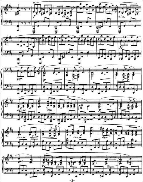 斯克里亚宾 钢琴练习曲 Op.8 No.3 Alexander Scriabin Etudes-钢琴谱