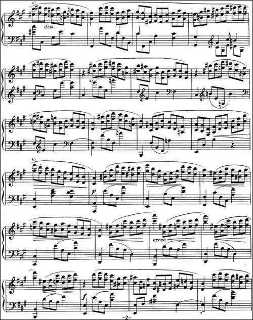 斯克里亚宾 钢琴练习曲 Op.8 No.6 Alexander Scriabin Etudes-钢琴谱