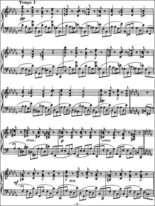斯克里亚宾 钢琴练习曲 Op.8 No.7 Alexander Scriabin Etudes-钢琴谱