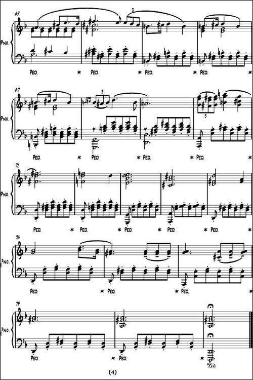 小夜曲-舒伯特作曲版-钢琴谱