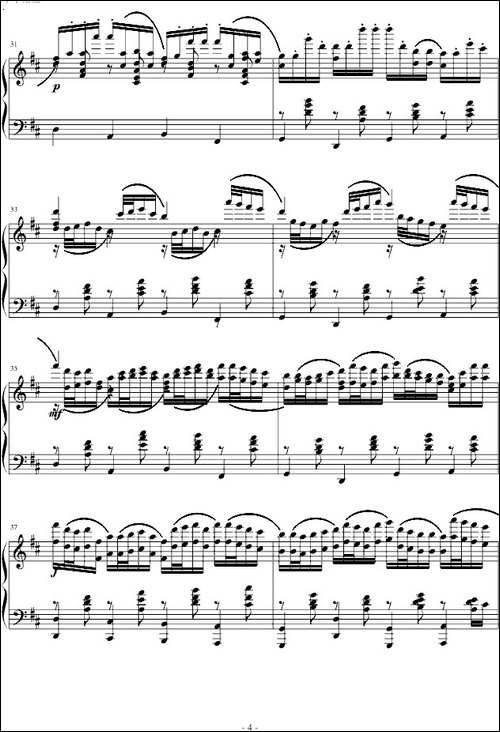 疯狂的卡农-钢琴谱