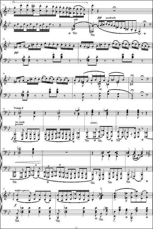 匈牙利狂想曲第3号-钢琴谱