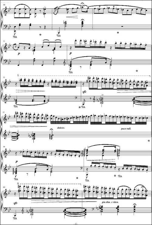 匈牙利狂想曲第3号-钢琴谱