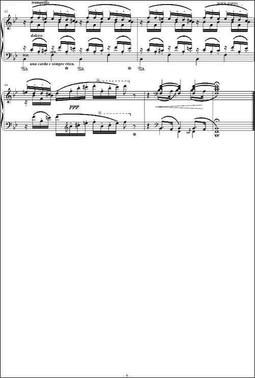 匈牙利狂想曲第3号-钢琴谱