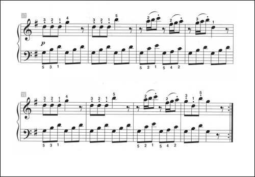 梦幻曲-儿童古典钢琴小品-钢琴谱