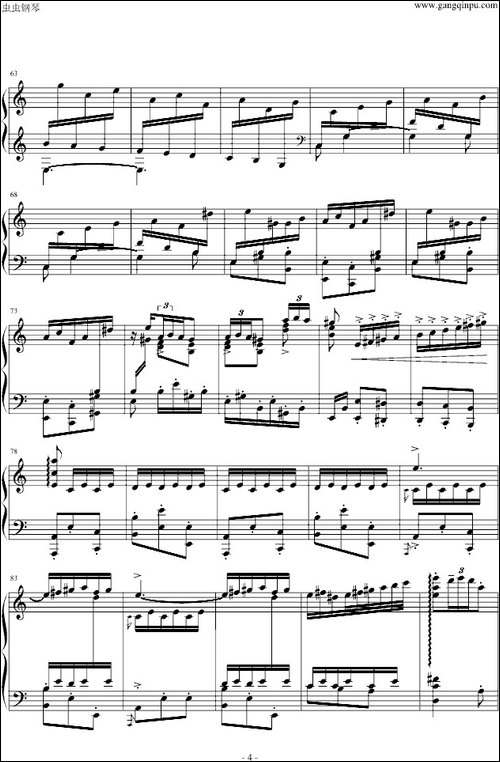 Danse Espagnole-钢琴谱