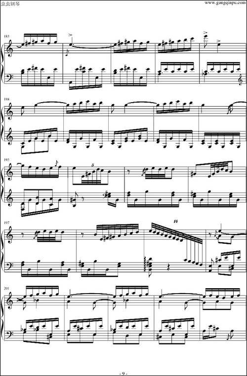 Danse Espagnole-钢琴谱
