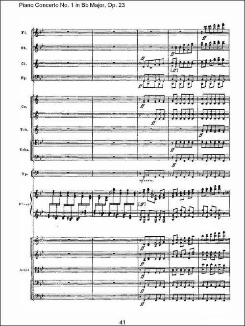 Bb大调第一钢琴协奏曲,Op.23第三乐章-二-钢琴谱