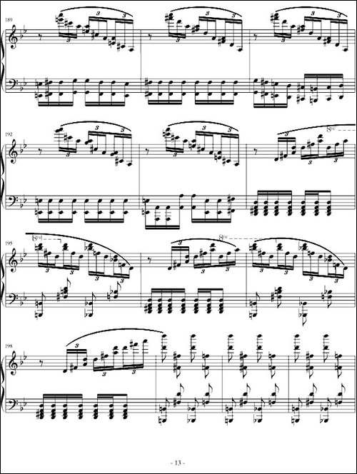 匈牙利狂想曲第6号-钢琴谱