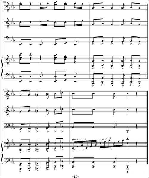 Samba De Rode-桑巴回旋曲-钢琴谱