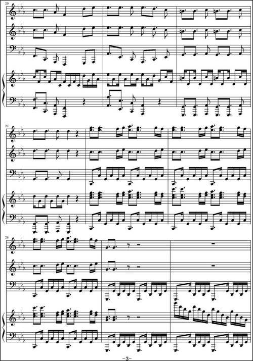 Samba De Rode-桑巴回旋曲-钢琴谱