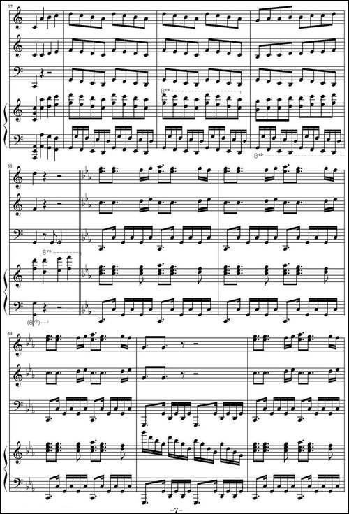 Samba De Rode-桑巴回旋曲-钢琴谱