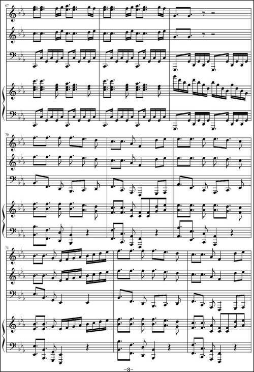 Samba De Rode-桑巴回旋曲-钢琴谱