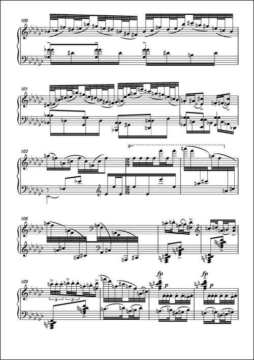 第十六钢琴奏鸣曲-Piano Sonata No.16-葛清作曲-钢琴谱
