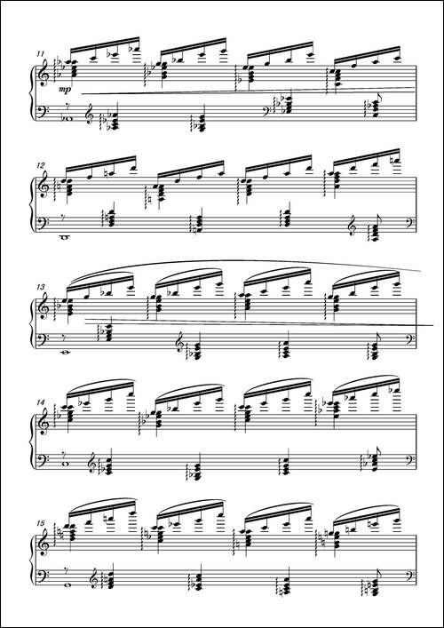 第十六钢琴奏鸣曲-Piano Sonata No.16-葛清作曲-钢琴谱