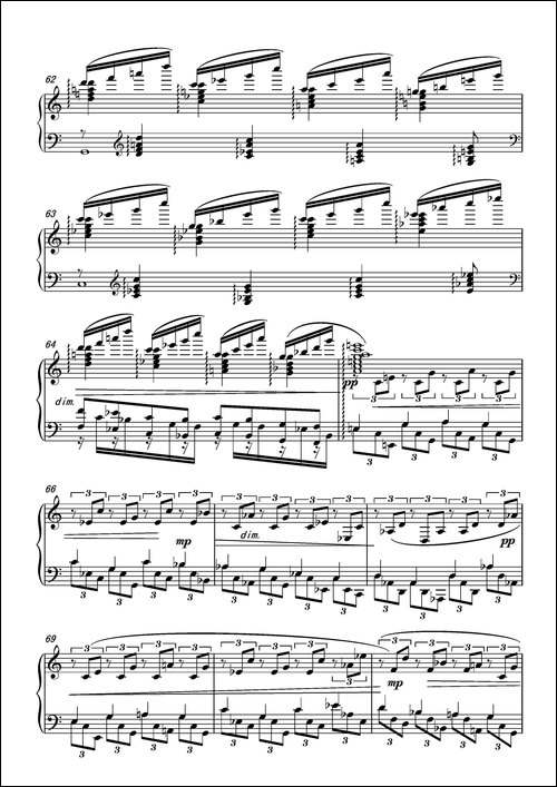 第十六钢琴奏鸣曲-Piano Sonata No.16-葛清作曲-钢琴谱