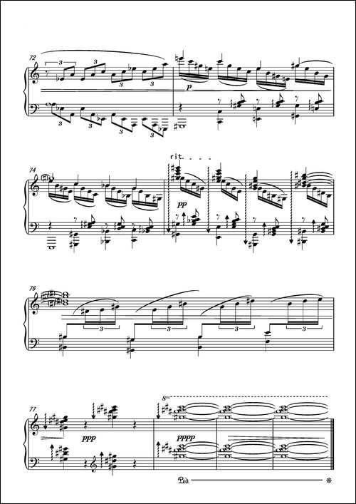 第十六钢琴奏鸣曲-Piano Sonata No.16-葛清作曲-钢琴谱