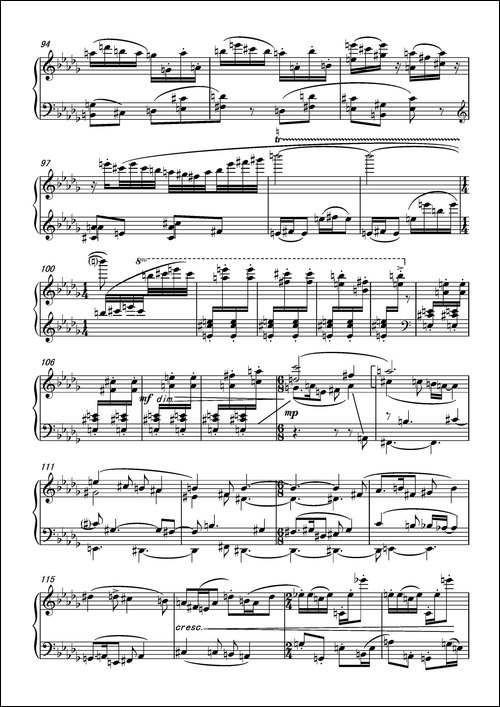 第十六钢琴奏鸣曲-Piano Sonata No.16-葛清作曲-钢琴谱