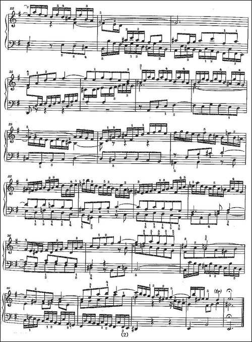 Sinfonia 7 BWV-793-钢琴谱