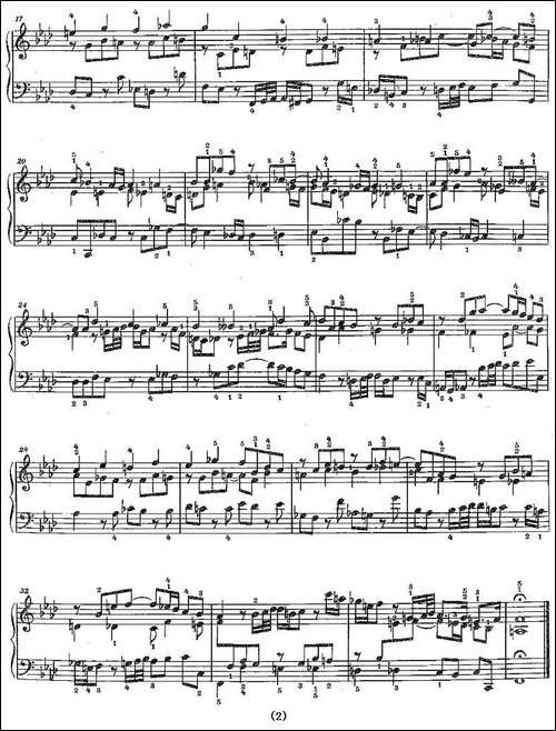 Sinfonia 9 BWV-795-钢琴谱