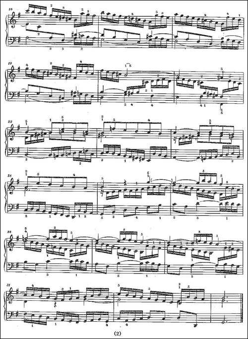 Sinfonia 10 BWV-796-钢琴谱