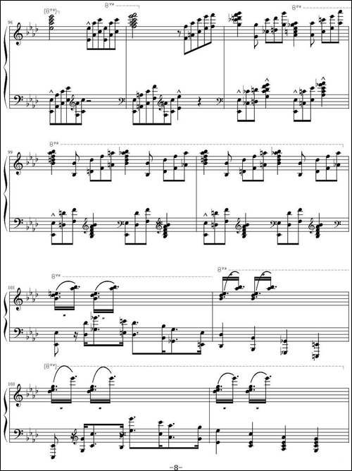 李斯特《创世六日华丽变奏曲》终章 -钢琴谱