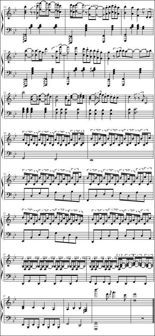 AdラLib-动画片《KILL la KILL》插曲-钢琴谱