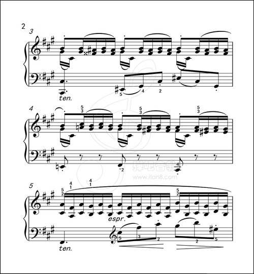 练习曲 47-克拉莫钢琴练习曲60首-钢琴谱