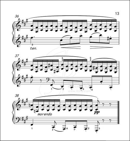 练习曲 47-克拉莫钢琴练习曲60首-钢琴谱