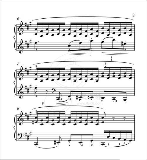 练习曲 47-克拉莫钢琴练习曲60首-钢琴谱