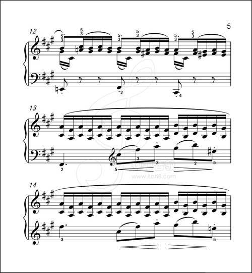 练习曲 47-克拉莫钢琴练习曲60首-钢琴谱