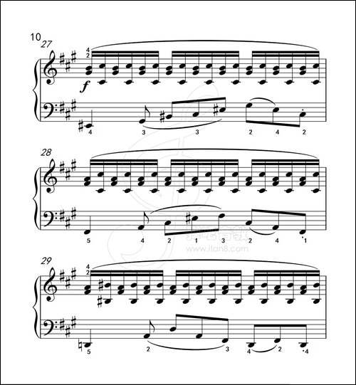 练习曲 47-克拉莫钢琴练习曲60首-钢琴谱