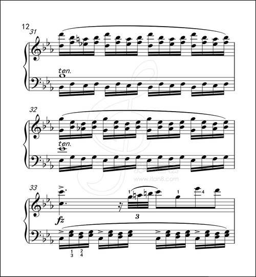 练习曲 48-克拉莫钢琴练习曲60首-钢琴谱