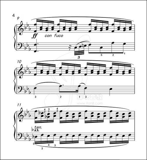 练习曲 48-克拉莫钢琴练习曲60首-钢琴谱