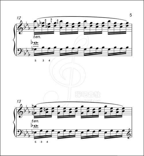 练习曲 48-克拉莫钢琴练习曲60首-钢琴谱