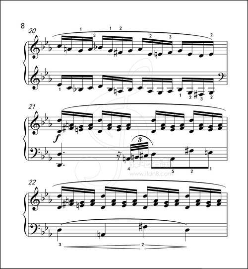 练习曲 48-克拉莫钢琴练习曲60首-钢琴谱