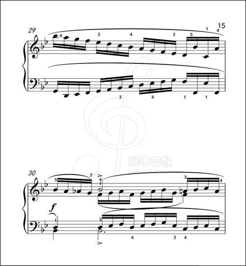练习曲 49-克拉莫钢琴练习曲60首-钢琴谱